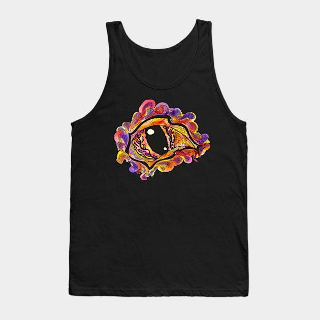 Mystic eye - colorful aquarel design Tank Top by Ravendax